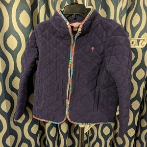 Lilly pullover quilted jacket coat size 8